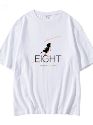 IU White Eight Flying Girl T-Shirt (4)
