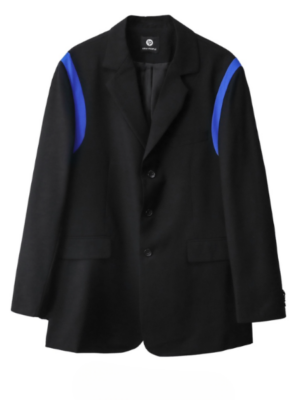 Kai – EXO – Black Shoulder Lined Suit Jacket (2)