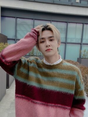 Pink Stripe Candy Sweater | Kun – NCT