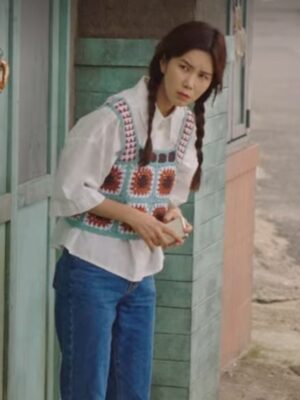 Blue Crochet Top | Pyo Mi Seon – Hometown Cha-Cha-Cha