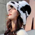 Brown Fluffy Cow Bucket Hat | San – ATEEZ