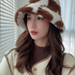 Brown Fluffy Cow Bucket Hat | San – ATEEZ