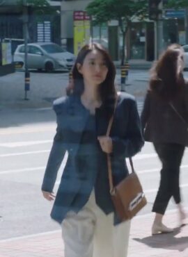 Brown Small Messenger Bag | Yoon Hye Jin - Hometown Cha-Cha-Cha