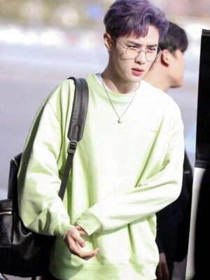 Soft Green Oversized Sweatshirt | Kun – NCT