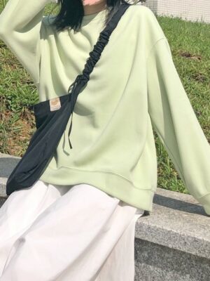 Soft Green Oversized Sweatshirt Kun – NCT green (6)