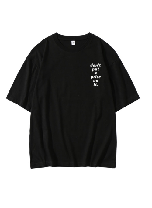 Black “Don’t Put A Price On It” T-Shirt | Beomgyu – TXT