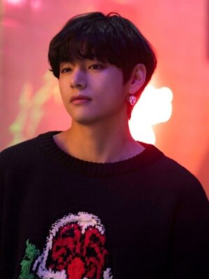 Black Knitted Clown Sweater | Taehyung – BTS