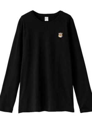 Black Mini Fox Long Sleeves T-Shirt Giselle – Aespa (4)
