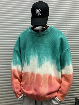 Green And Orange Gradient Sweater True Beauty – Lim Ju Young (2)