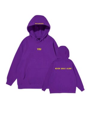 Lilac "You Never Walk Alone" Hoodie | Jin - BTS