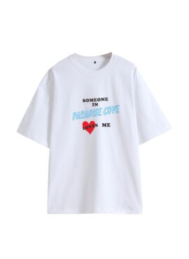 “Someone In Paradise Cove” White T-Shirt | Lisa – BlackPink