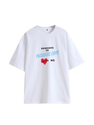 Lisa – BlackPink Someone In Paradise Cove White T-Shirt (1)