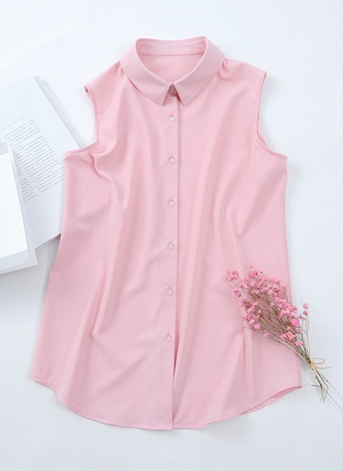 Pink Sleeveless Shirt | Lia – ITZY