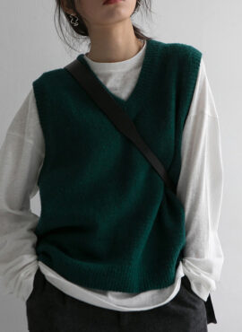 Green Knitted Vest | Taehyung - BTS