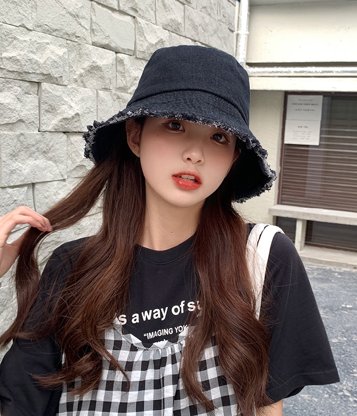 Black Denim Bucket Hat  Jimin - BTS - Fashion Chingu