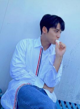 White Classic Shirt | Mingyu - Seventeen