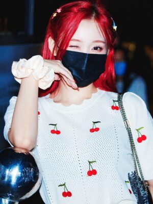 White Cherry Knitted T-Shirt | Gahyeon – Dreamcatcher