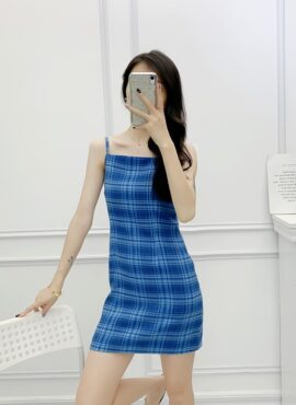 Blue Plaid Dress | Yuna - ITZY