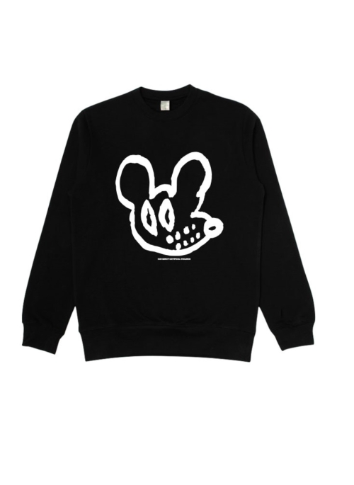 Black Cartoon Mouse Sweatshirt | Suga – BTS