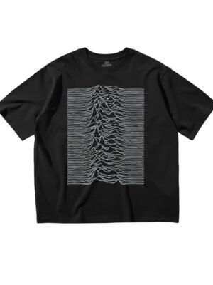 Black Frequency Waves Print T-Shirt Wooyoung – ATEEZ (9)