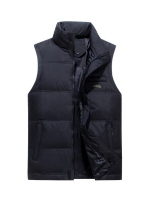 Black Sleeveless Puffer Jacket Hongjoong – ATEEZ (12)