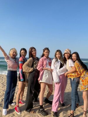 Cute Pink High Waist Jeans | Taeyeon – Girls Generation