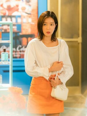 Orange A-Line Skirt | Kang Mi Rae – My ID is Gangnam Beauty