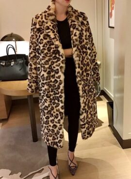 Brown Leopard Coat | Taehyung - BTS