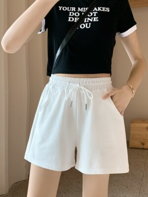 White Comfy Work-Out Shorts Yeji – ITZY (5)