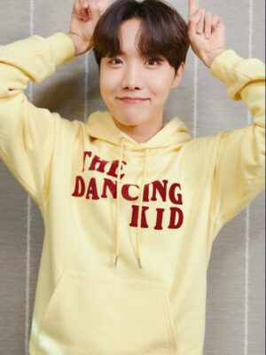 Yellow “The Dancing Kid” Hoodie | J-Hope – BTS
