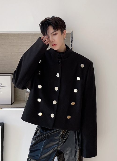 Black Multi-Button Jacket | Baekhyun - EXO