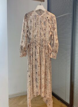 Beige Vintage Pattern Dress | Yoon Hye Jin - Hometown Cha-Cha-Cha