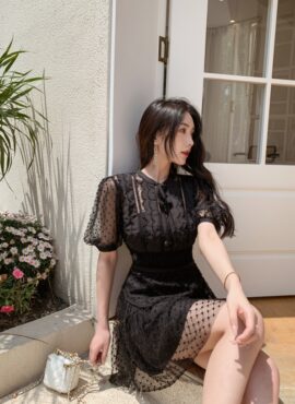 Black Diamond Mesh Doll Dress | Sunny - Girl Generation