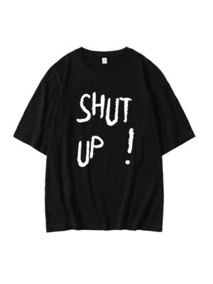 Black Shut Up T-Shirt Taehyung – BTS (3)