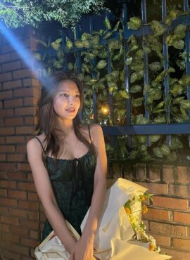 Green Bandana Pattern Sling Dress | Sooyoung - Girls Generation