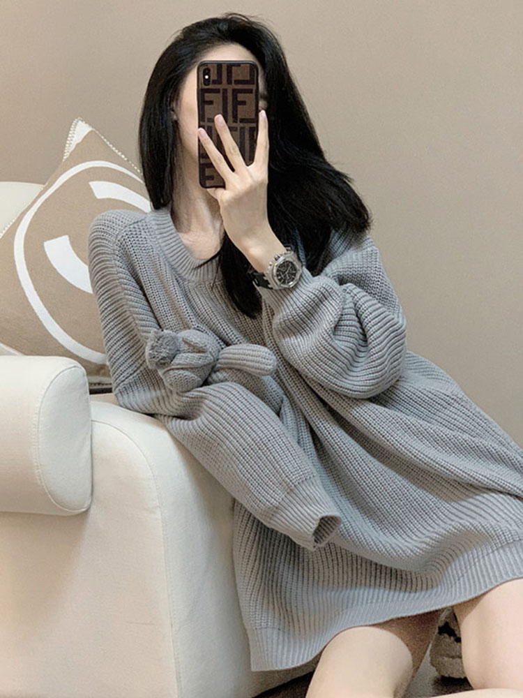 Grey Teddy Bear Sweater, J-Hope - BTS - Fashion Chingu
