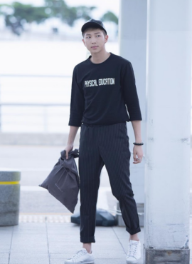 Black Stripe Pants | RM - BTS