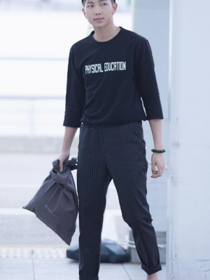 Black Stripe Pants | RM – BTS