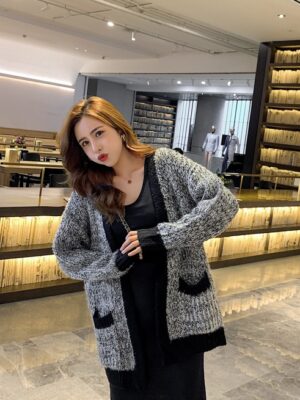 Rocky – Astro Black Knitted Loose Cardigan (7)