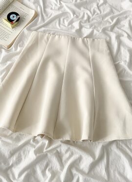 White Flared Skirt | IU