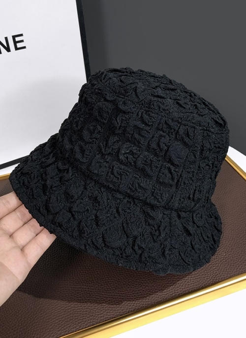 Black Textured Bucket Hat | Winter – Aespa