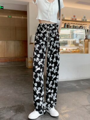 Black Dog Pattern Pants Yuta – NCT (2)