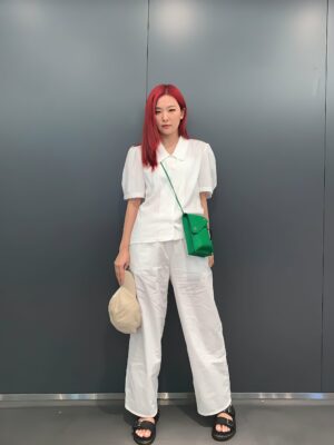 Green Faux Leather Mini Sling Bag | Seulgi – Red Velvet
