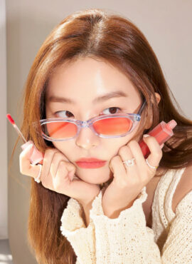 Orange Transparent Frame Glasses | Seulgi - Red Velvet