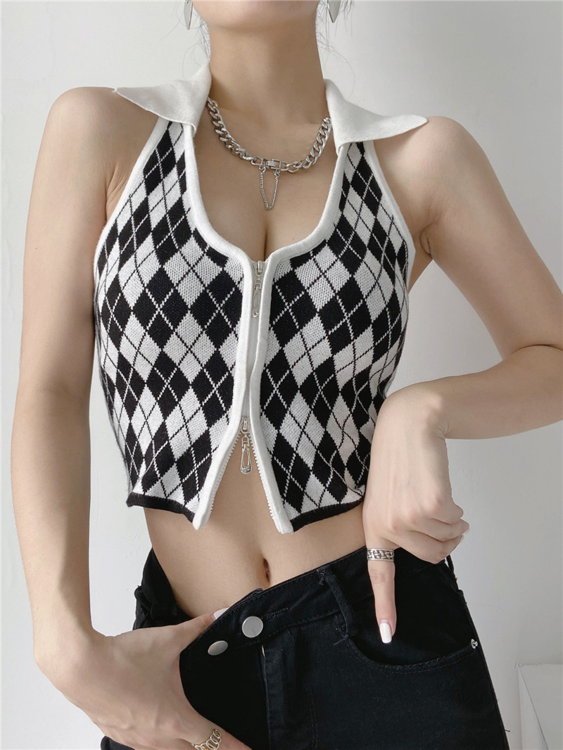 Black And White Top | - Dreamcatcher - Fashion Chingu