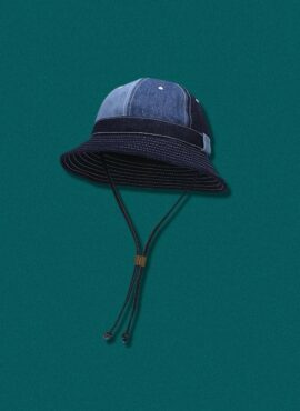 Blue Denim Patchwork Bucket Hat | Kai - EXO