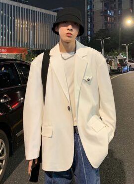 White Blazer Jacket | Wonwoo – Seventeen