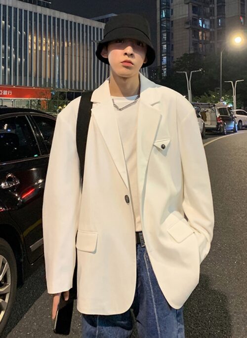White Blazer Jacket | Wonwoo - Seventeen