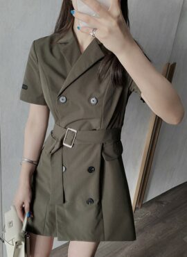 Green Army Dress | Hyuna