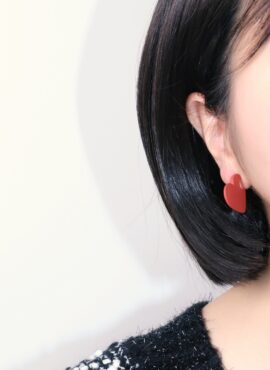 Red Heart Clip-On Earrings | IU